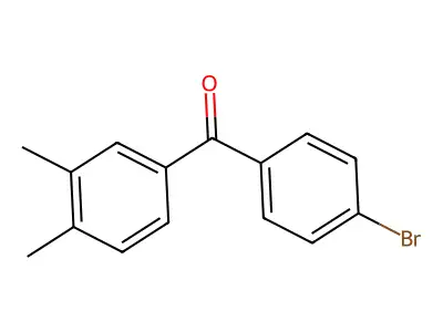 4-Bromo-3',4'-dimethylbenzophenone structure