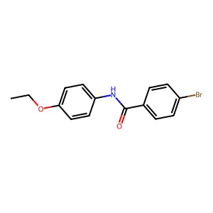 4-bromo-N-(4-ethoxyphenyl)benzamide structure