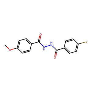 N-(4-溴基)-4-甲氧基苯甲酰肼 structure