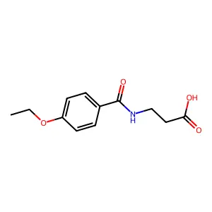 3-(4-Ethoxybenzamido)propanoic acid structure