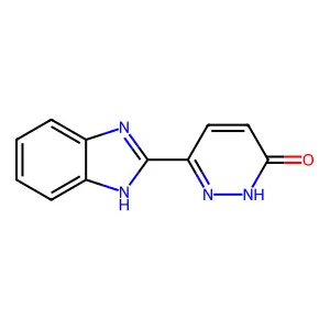 6-(1H-benzoimidazol-2-yl)pyridazin-3-ol structure