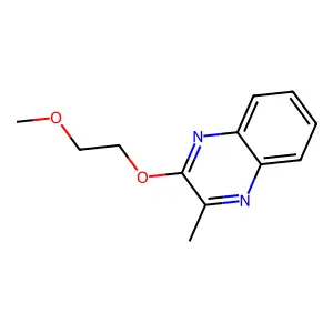 2-(2-Methoxyethoxy)-3-methylquinoxaline structure
