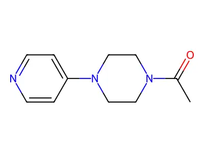 1-[4-(Pyridin-4-yl)piperazin-1-yl]ethan-1-one structure