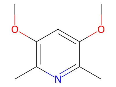 3,5-Dimethoxy-2,6-dimethylpyridine structure