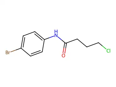 N-(4-bromophenyl)-4-chlorobutanamide structure
