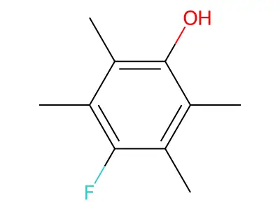 4-Fluoro-2,3,5,6-tetramethylphenol structure