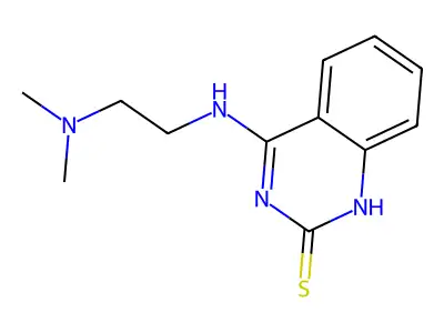 4-{[2-(Dimethylamino)ethyl]amino}-1,2-dihydroquinazoline-2-thione structure