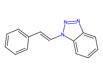 1-(2-Phenylethenyl)benzotriazole structure