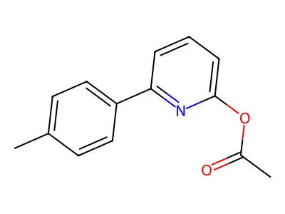 2-Pyridinol, 6-(4-methylphenyl)-, 2-acetate structure