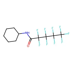 N-Cyclohexyl-2,2,3,3,4,4,5,5,5-nonafluoropentanamide structure