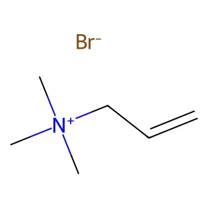 2-Propen-1-aminium, N,N,N-trimethyl-, bromide (1:1) structure