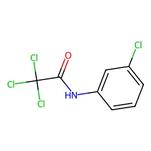 Acetanilide, 2,2,2,3'-tetrachloro- structure
