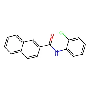 N-(2-chlorophenyl)-2-naphthamide structure