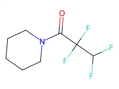 2,2,3,3-Tetrafluoro-1-piperidin-1-ylpropan-1-one structure