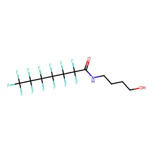 Heptanamide, tridecafluoro-N-(4-hydroxybutyl)- structure