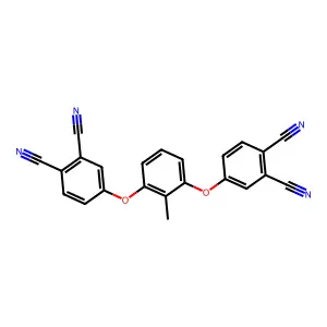 4-[3-(3,4-Dicyanophenoxy)-2-methylphenoxy]benzene-1,2-dicarbonitrile structure