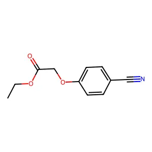 Acetic acid, 2-(4-cyanophenoxy)-, ethyl ester structure