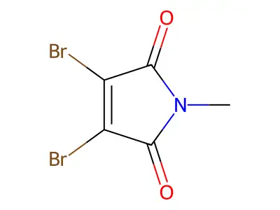 2,3-二溴-N-甲基马来酰亚胺 structure