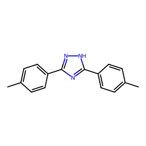 3,5-bis(4-methylphenyl)-1H-1,2,4-triazole structure