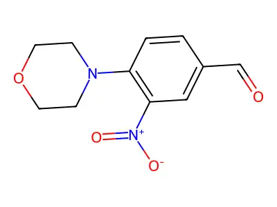 4-Morpholino-3-nitrobenzaldehyde structure