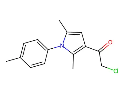 2-Chloro-1-[2,5-dimethyl-1-(4-methylphenyl)-1H-pyrrol-3-yl]ethan-1-one structure