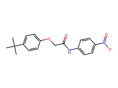 2-(4-tert-butylphenoxy)-N-(4-nitrophenyl)acetamide structure
