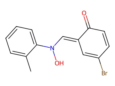(Z)-[(5-bromo-2-hydroxyphenyl)methylene](o-tolyl)azaniumolate structure