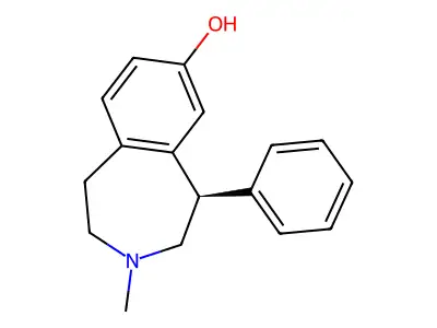 3-Methyl-5-phenyl-2,3,4,5-tetrahydro-1H-benzo[d]azepin-7-ol structure