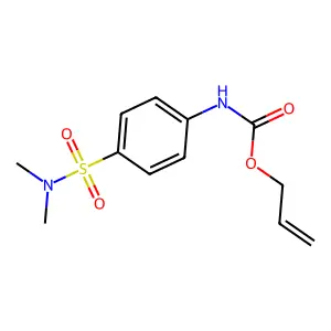 Prop-2-en-1-yl [4-(dimethylsulfamoyl)phenyl]carbamate structure