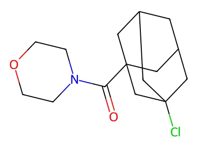 (3-Chloro-1-adamantyl)-morpholin-4-ylmethanone structure