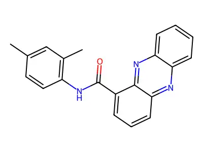 N-(2,4-dimethylphenyl)phenazine-1-carboxamide structure