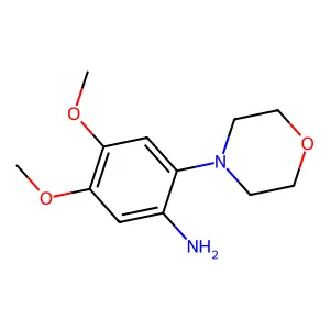 4-Morpholino-5-amino veratrole structure