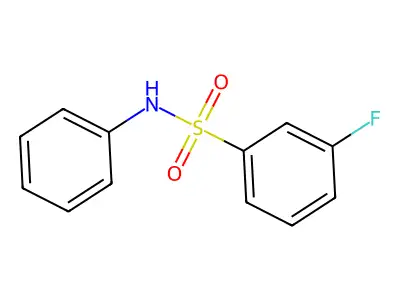 3-fluoro-N-phenylbenzenesulfonamide structure