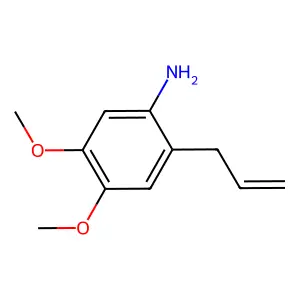 4,5-二甲氧基-2-烯丙基苯胺 structure