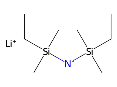 Lithium bis(dimethylethylsilyl)amide structure