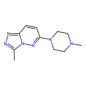 3-Methyl-6-(4-methylpiperazin-1-yl)[1,2,4]triazolo[4,3-b]pyridazine structure