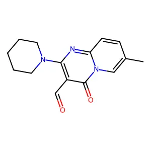 7-Methyl-4-oxo-2-piperidin-1-yl-4H-pyrido[1,2-a]pyrimidine-3-carbaldehyde structure