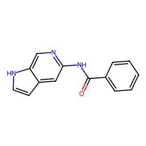 N-1H-pyrrolo[2,3-c]pyridin-5-ylbenzamide structure