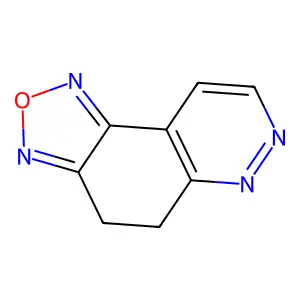 4,5-Dihydro(1,2,5)oxadiazolo(3,4-f)cinnoline structure