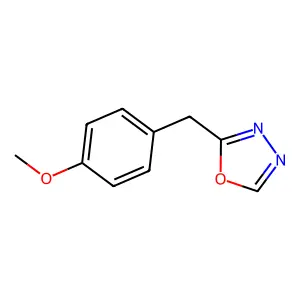 2-(4-Methoxybenzyl)-1,3,4-oxadiazole structure