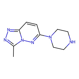 1-{3-Methyl-[1,2,4]triazolo[4,3-b]pyridazin-6-yl}piperazine structure