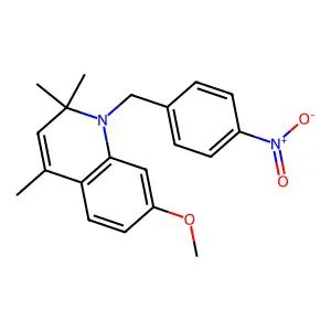 1-{4-Nitrobenzyl}-7-methoxy-2,2,4-trimethyl-1,2-dihydroquinoline structure
