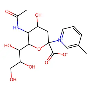 NeuNAc-3-methylpyridine structure