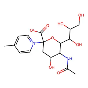 NeuNAc-4-methylpyridine structure