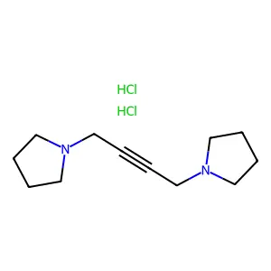 1,1'-丁-2-炔双吡咯烷二氯化物 structure