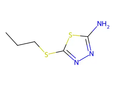 5-(丙硫基)-1,3,4-噻二唑-2-胺 structure
