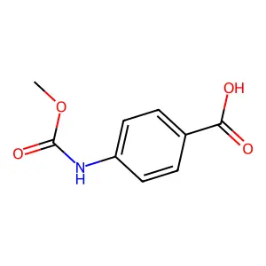 4-((Methoxycarbonyl)amino)benzoic acid structure