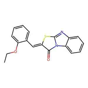 (2Z)-2-(2-ethoxybenzylidene)[1,3]thiazolo[3,2-a]benzimidazol-3(2H)-one structure