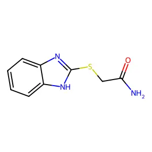 2-(1H-benzimidazol-2-ylsulfanyl)acetamide structure