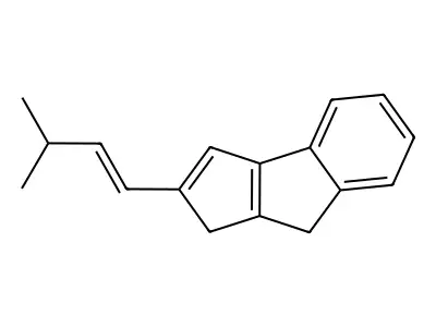 2-(3-Methylbut-1-enyl)-3,4-dihydrocyclopenta[a]indene structure
